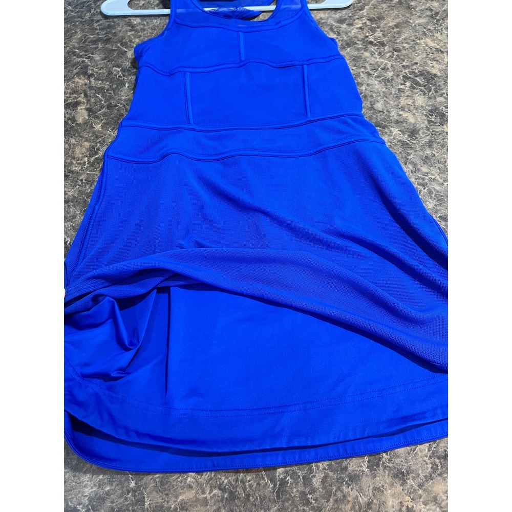 Adidas by Stella McCartney Royal Blue Mesh Racerback Tennis Court Dress Luxury - Picture 10 of 12